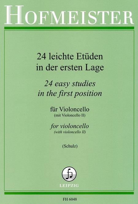 24 leichte Et³den in der 1. Lage(für ViolonCello [mit ViolonCello II])