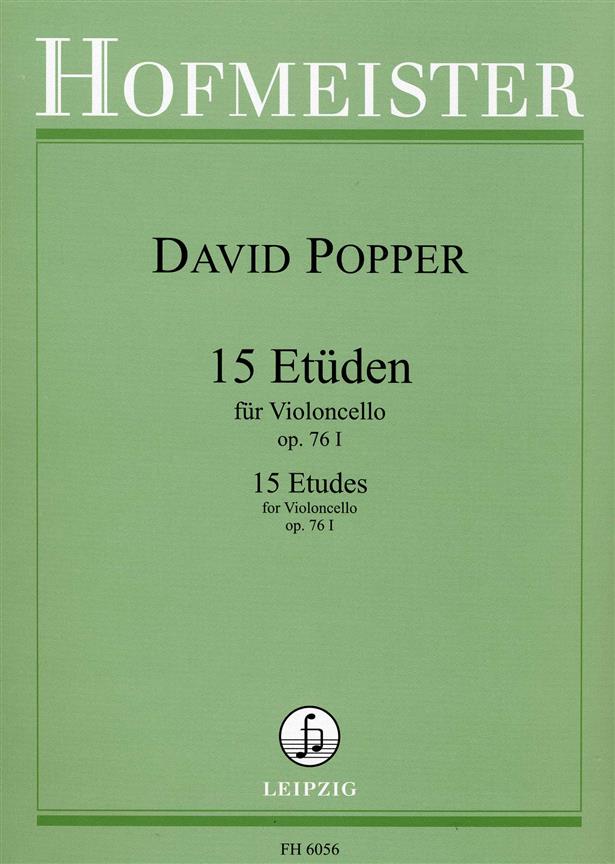 David Popper: 15 Etuden, op. 76 I (Cello)