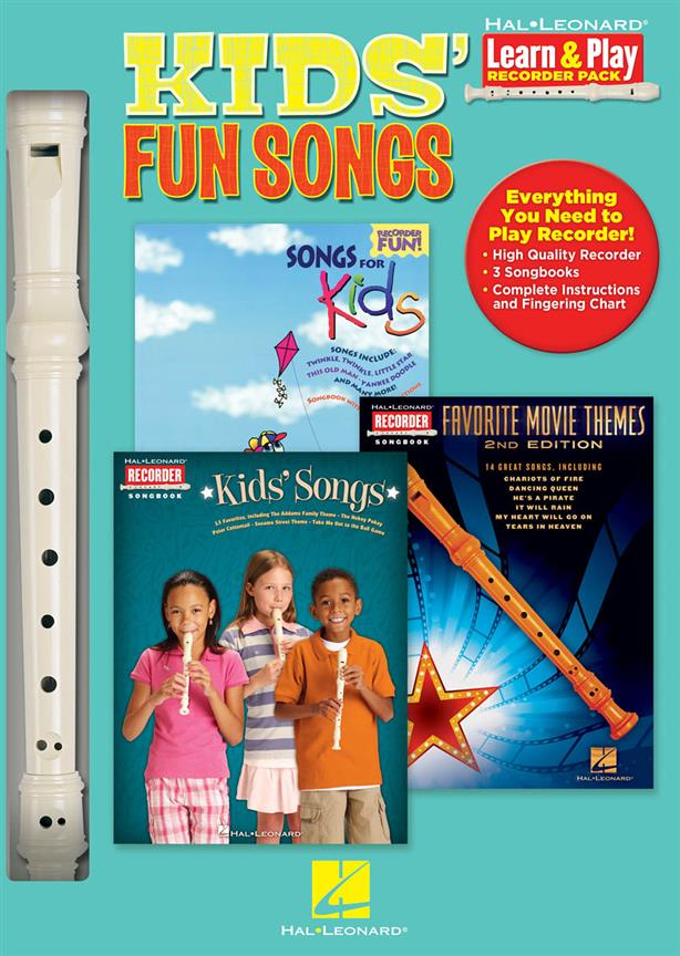 Kids' Fun Songs(Learn & Play Recorder Pack)