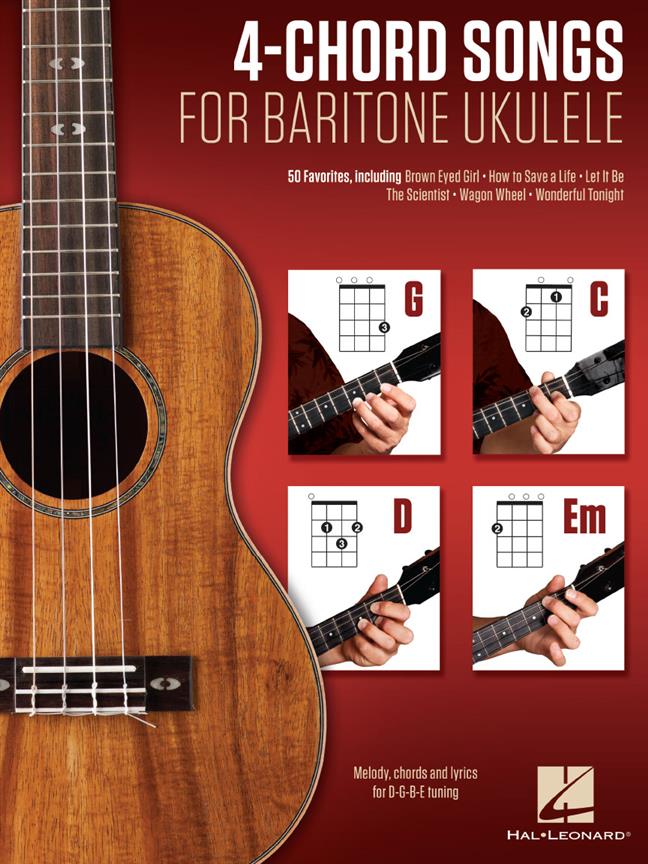 4-Chord Songs fuer Baritone Ukulele (G-C-D-Em)
