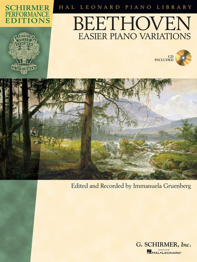 Beethoven: Easier Piano Variations(With a CD of Performancees)