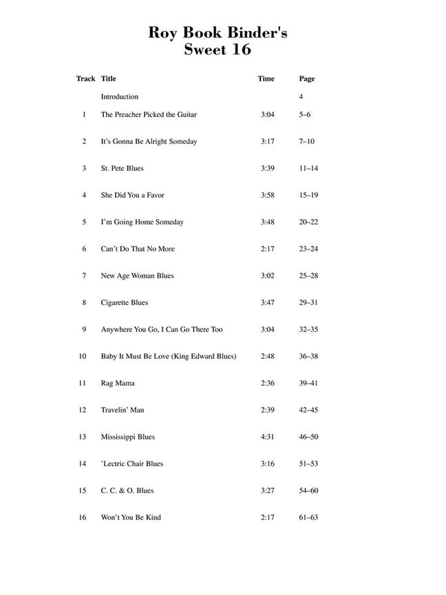 Book's Blues Book(The Songs and Fingerstyle Guitar )
