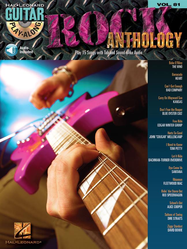 Guitar Play-Along Volume 81: Rock Anthology