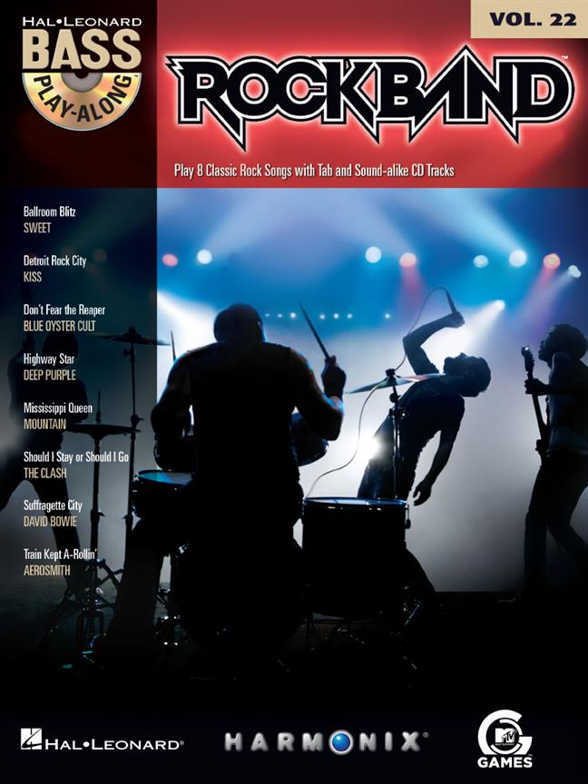 Bass Play-Along Volume 12: Rock Band