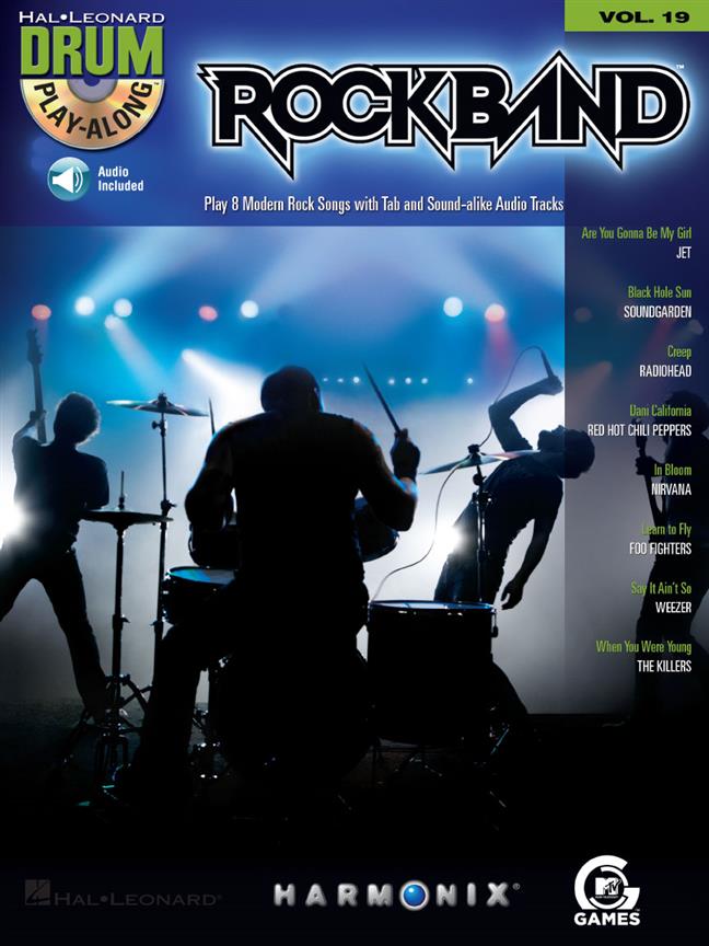 Drum Play-Along Volume 19:  Rockband