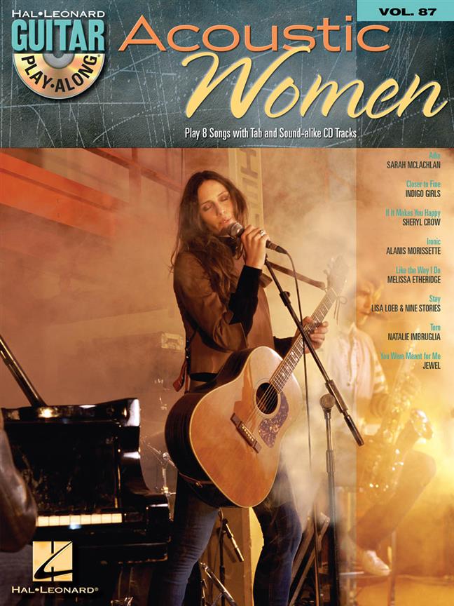 Guitar Play-Along Volume 87:  Acoustic Women