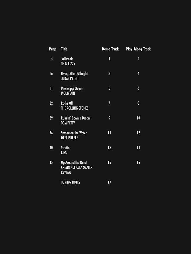 Easy Guitar Play-Along Volume 1: Rock Classics