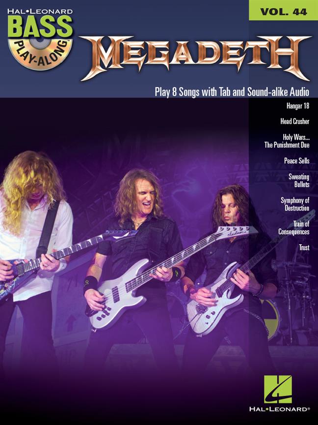 Bass Play-Along Volume 44: Megadeth