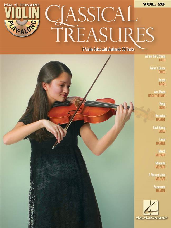 Violin Play-Along Volume 28: Classical Treasures