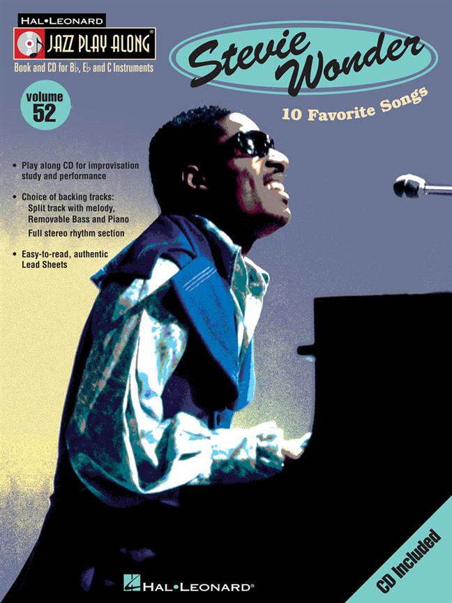 Jazz Play-Along Volume 52: Stevie Wonder