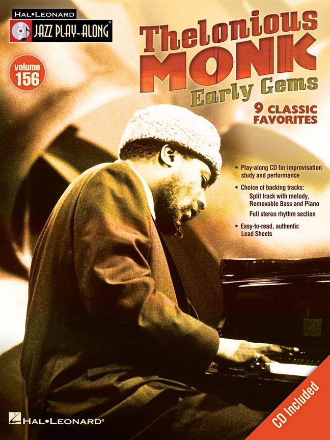 Jazz Play-Along Volume 156: Thelonious Monk – Early Gems