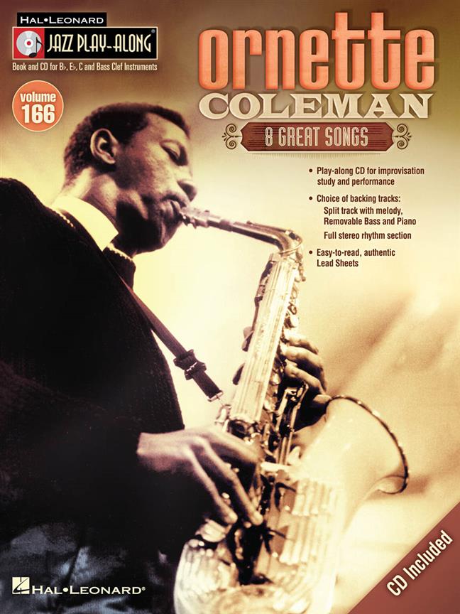 Jazz Play-Along Volume 166: Ornette Coleman