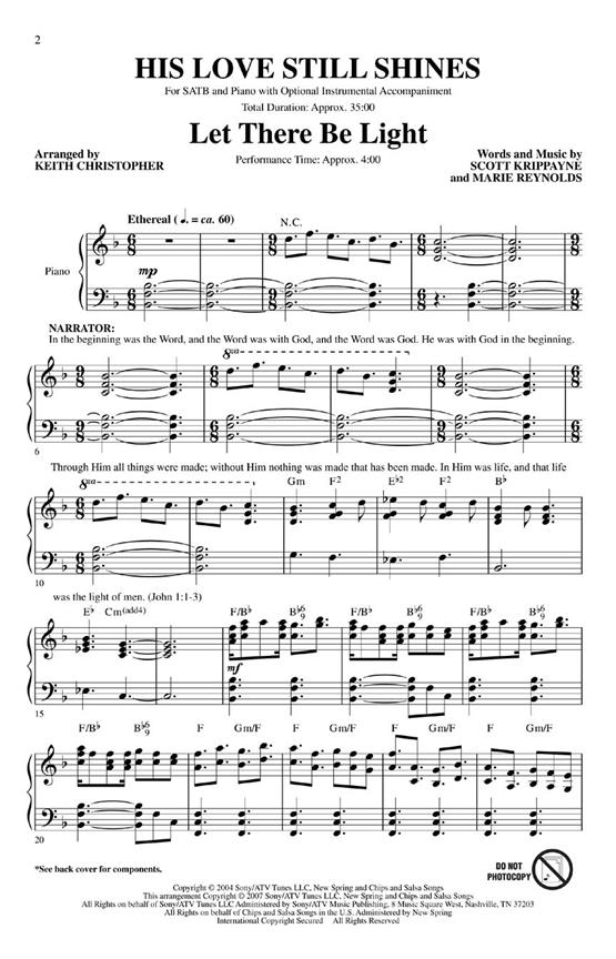 His Love Still Shines(A Musical For Christmas)