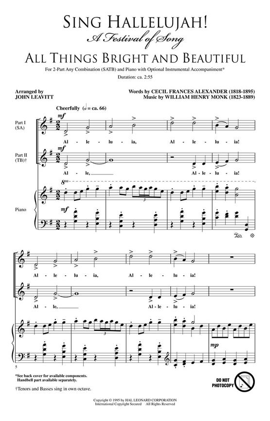 Sing Hallelujah! - A Festival of Song