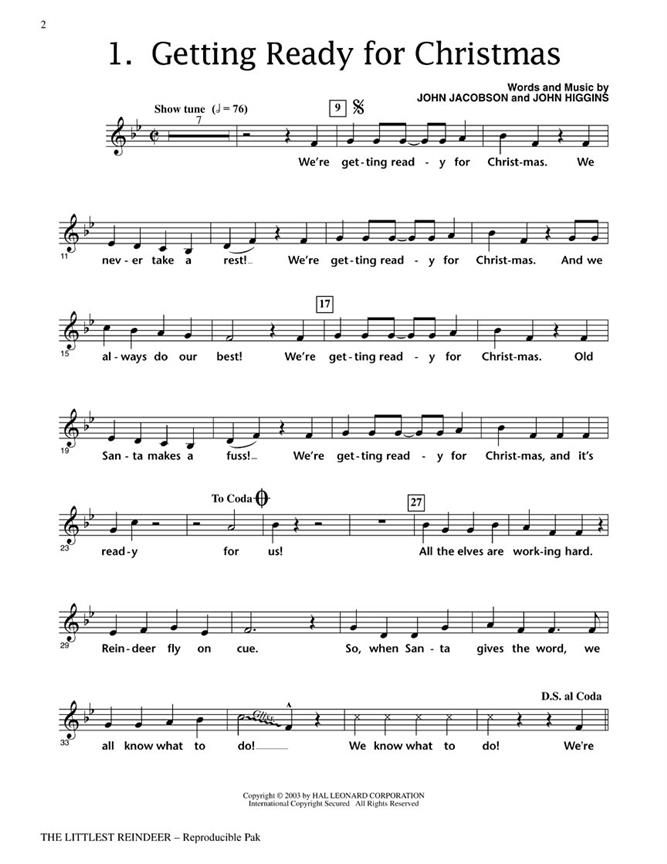 The Littlest Reindeer Holiday Musical(A Holiday Musical About Giving)
