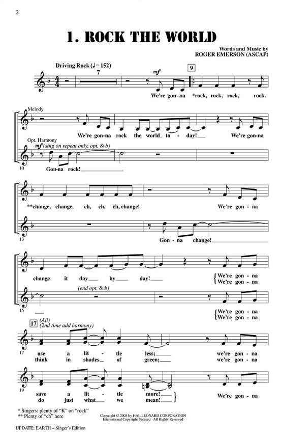 Update: Earth(Kids 'Rock the World' For A Better Environment)