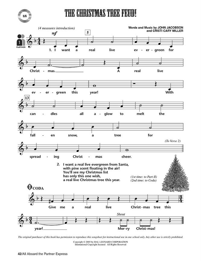 All Aboard the Partner Express(Seasonal Partner Songs For Young Voices)