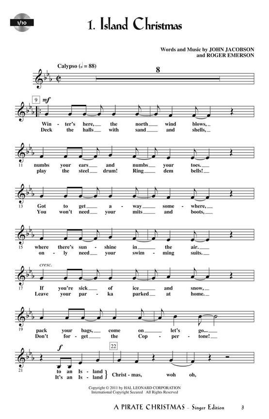 A Pirate Christmas(Holiday Musical For Young Voices)