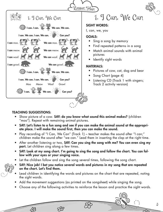 I Can, We Can!(Fun Songs fuer Learning Essential Sight Words)