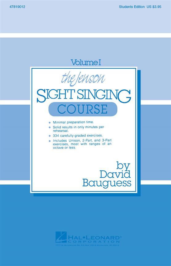 The Jenson Sight Singing Course Vol. I