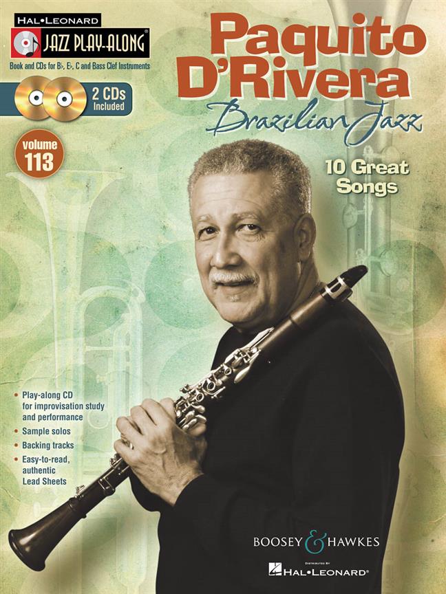 Paquito D’Rivera – Brazilian Jazz(Jazz Play-Along Volume 113)