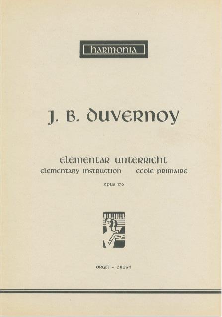 Duvernoy: Elementarunterricht Opus 176