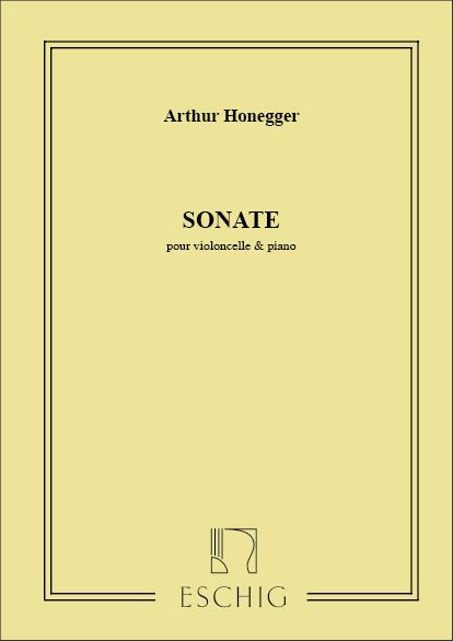 Honneger: Sonate Violoncelle-Piano