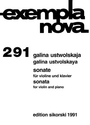 Ustvolskaya, Galina: Galina Ustvolskaya: Sonate