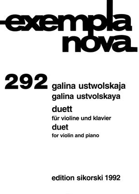 Ustvolskaya, Galina: Galina Ustvolskaya: Duett