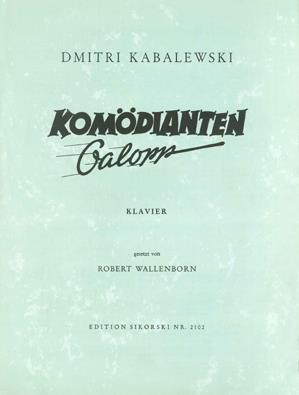Dmitri Kabalevsky: Komödianten-Galopp