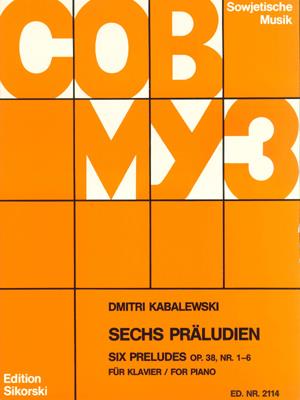 Dmitri Kabalevsky: 6 Präludien