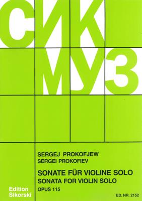 Sergei Prokofiev: Sonate Op.115
