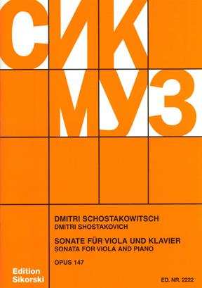 Dmitri Shostakovich: Sonata for Viola and Piano Op. 147