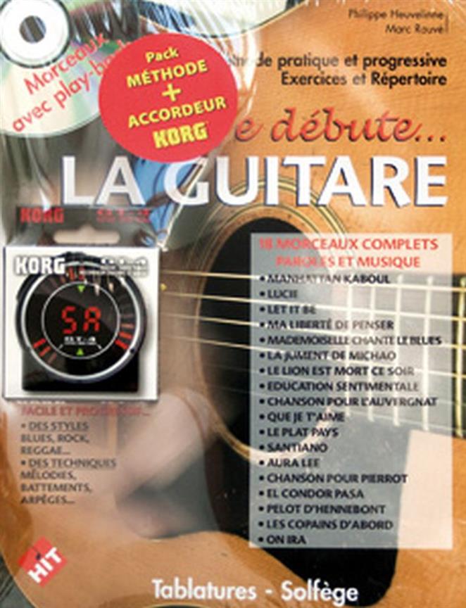 Pack no 3 Je débute la guitare avec CD +