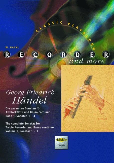 Georg Friedrich Handel: Sonaten For Altblockflote und Basso-Continuo Band 1 Sonaten 1-3